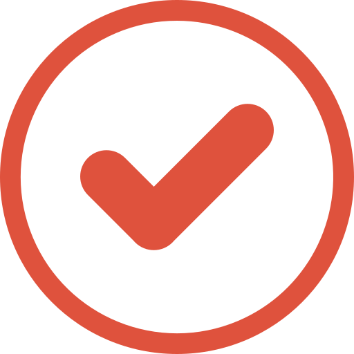 Icon eines Häkchens, steht für erledigte Aufgaben, erfolgreiche Überprüfung oder Bestätigung von Prozessen